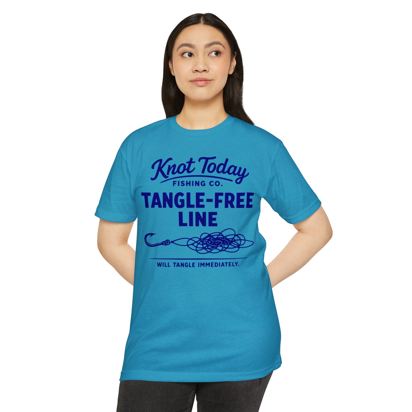 Knot Today Fishing Co. — Unisex Cotton-Poly Blend T-Shirt