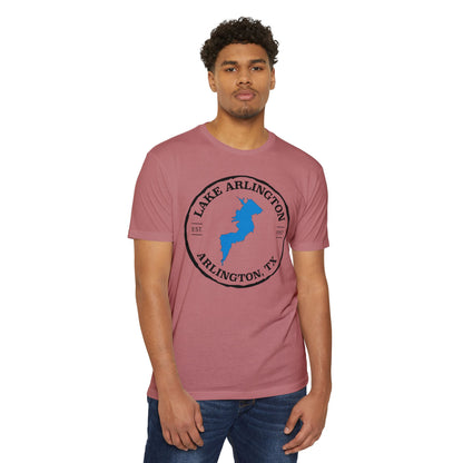 Lake Arlington — Unisex Cotton-Poly Blend T-Shirt