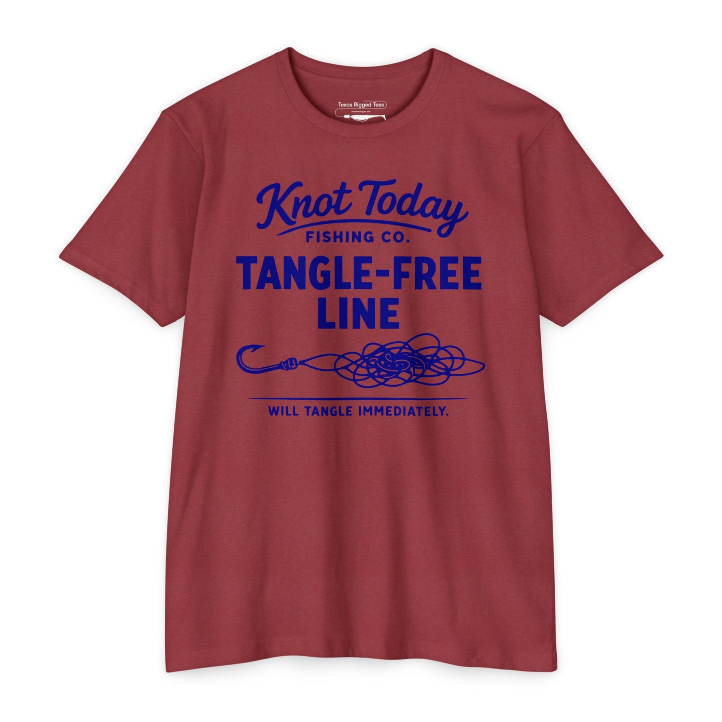 Knot Today Fishing Co. — Unisex Cotton-Poly Blend T-Shirt