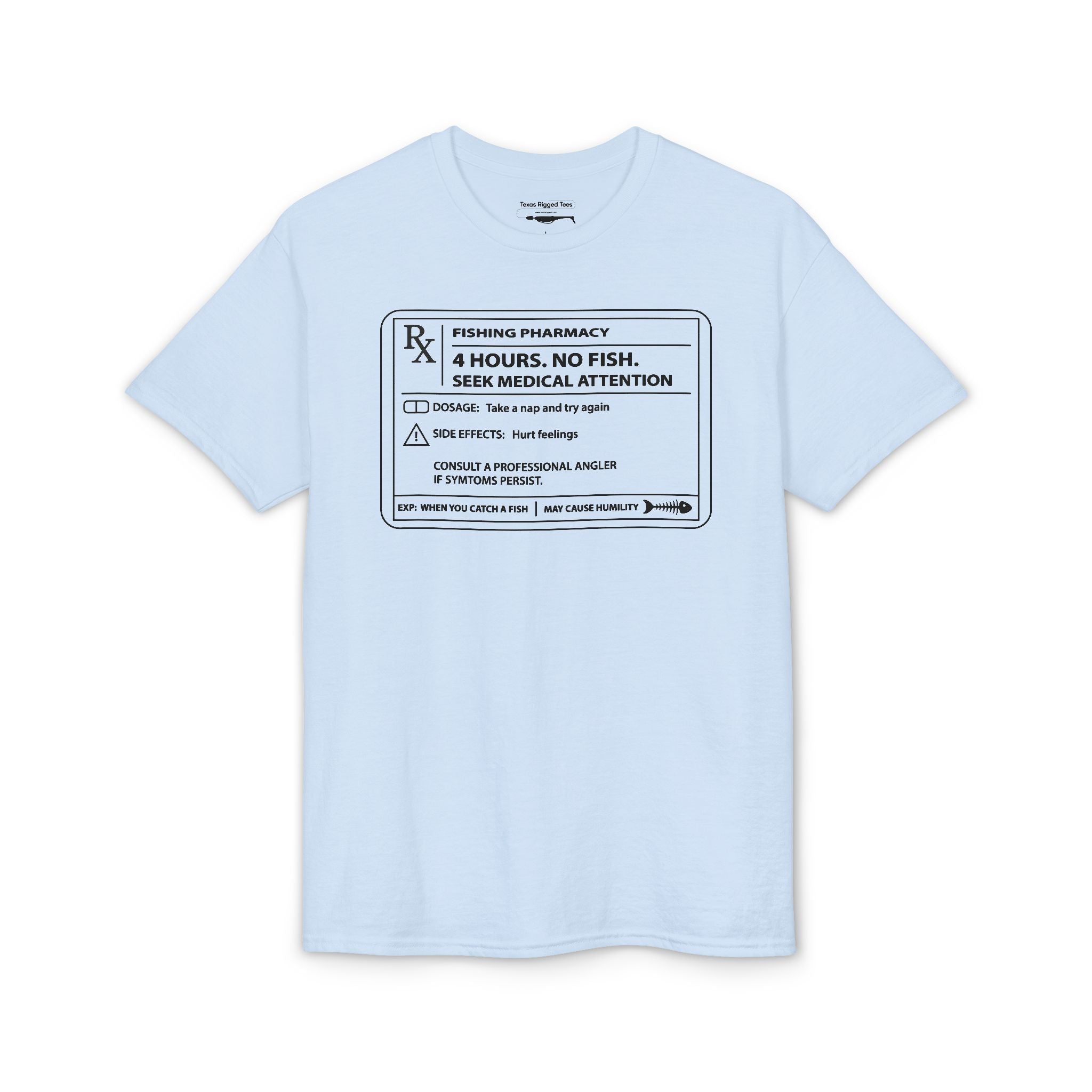 4 Hours. No Fish. Seek Medical Attention — Unisex DryBlend® T-Shirt