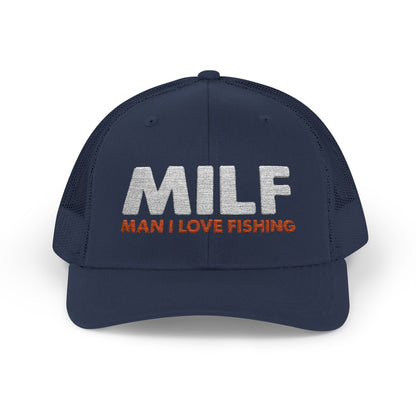 Man I Love Fishing — Embroidered Baseball Cap