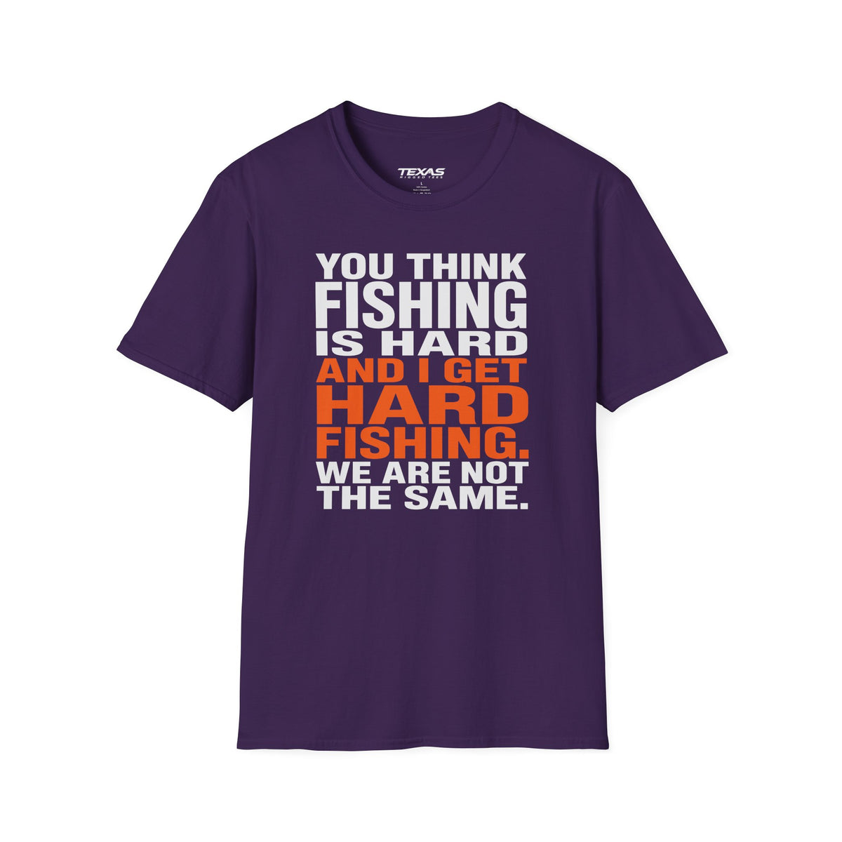Hard Fishing — Unisex Cotton Tee