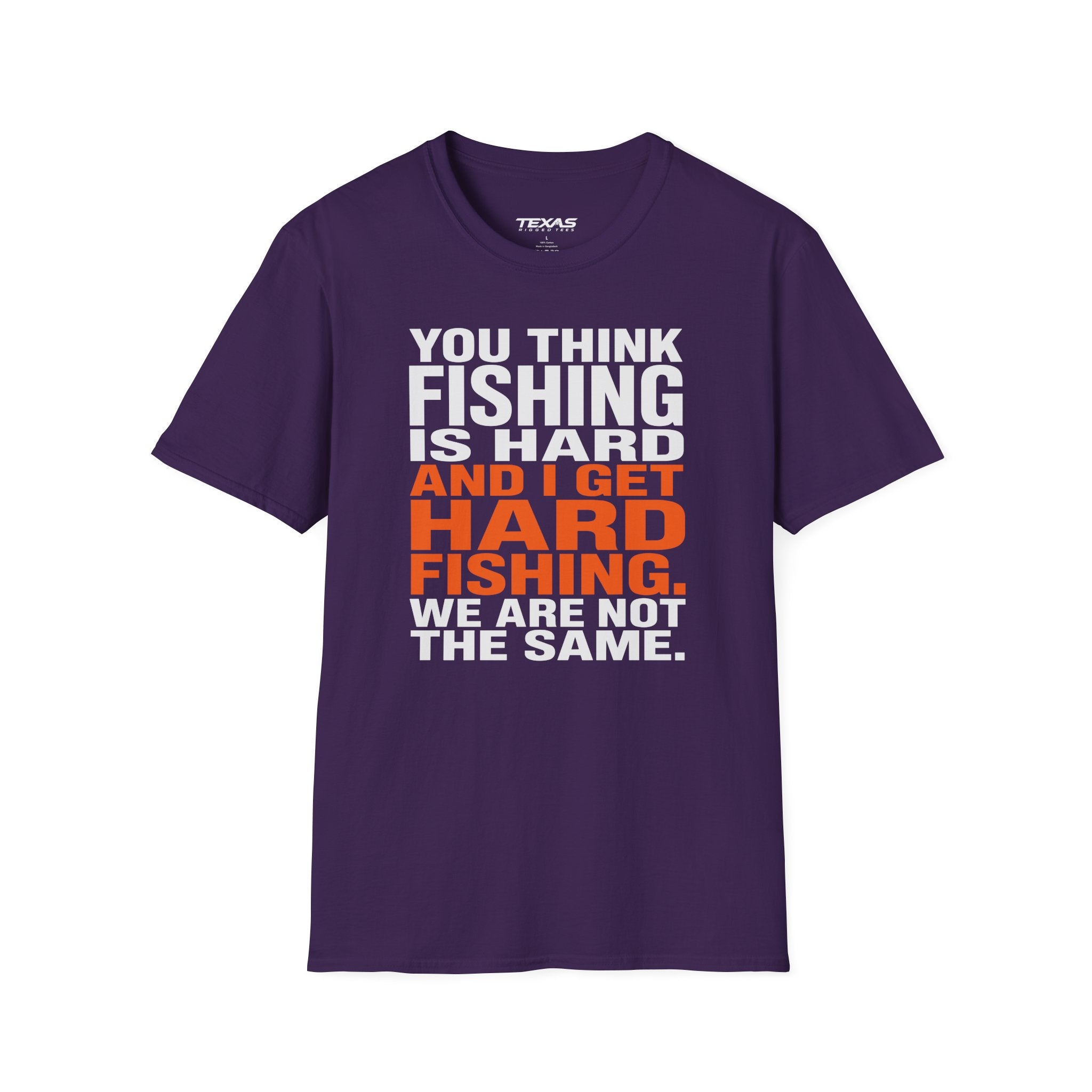 Hard Fishing — Unisex Cotton Tee