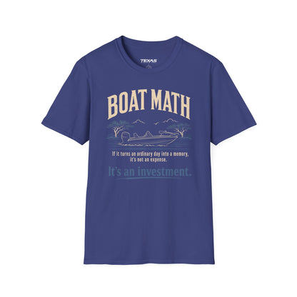 Boat Math — Unisex Cotton Tee