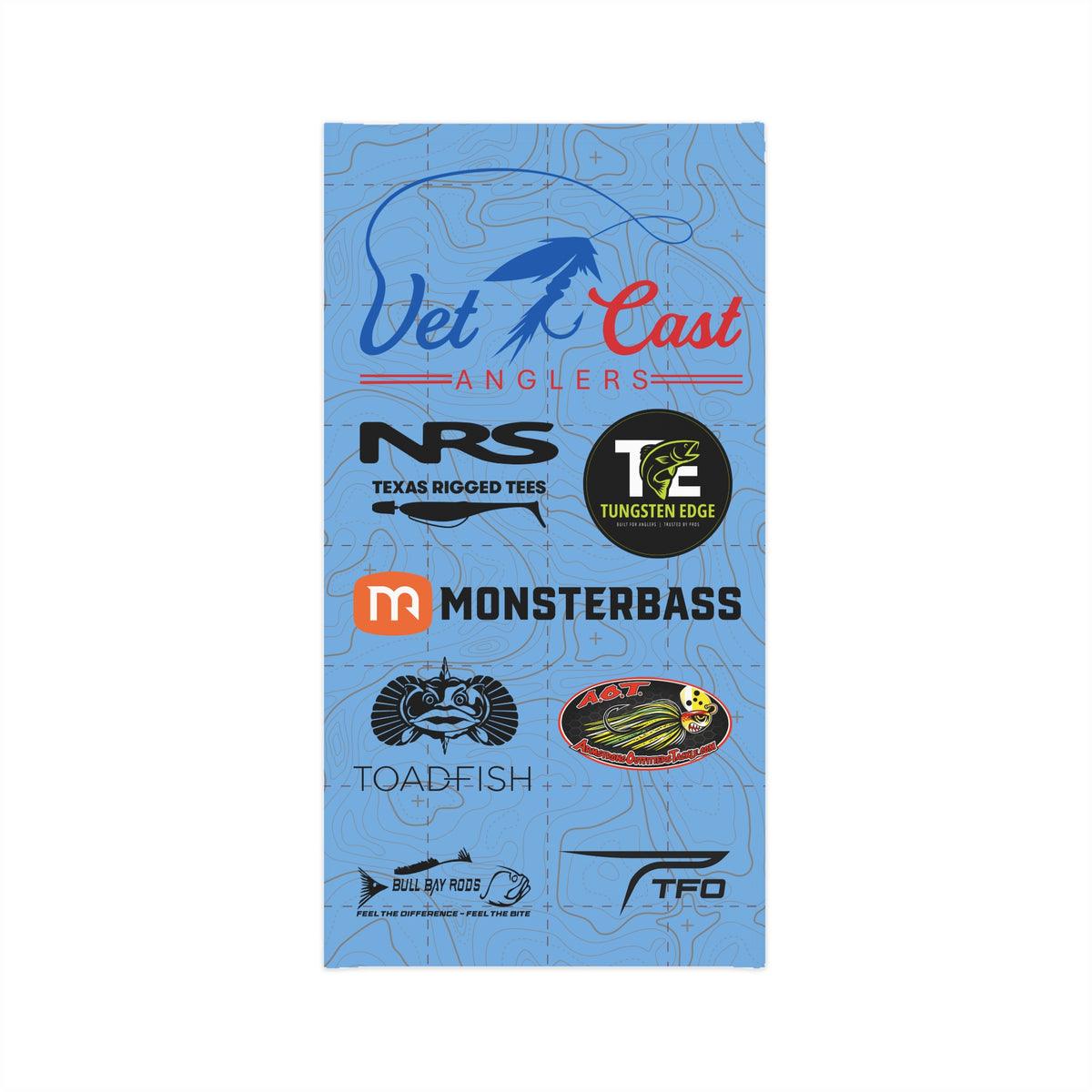 Dave Carrasco Light Blue — Unisex Neck Gaiter (SPF 50+)