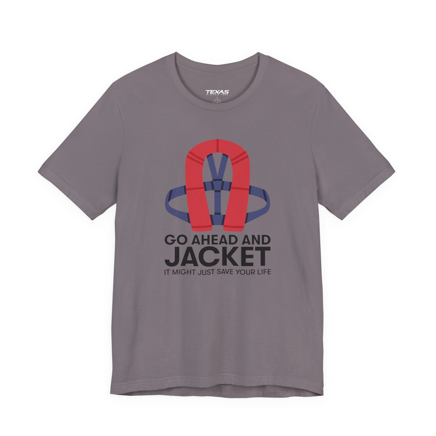 Go Ahead and Jacket — Unisex Cotton Tee