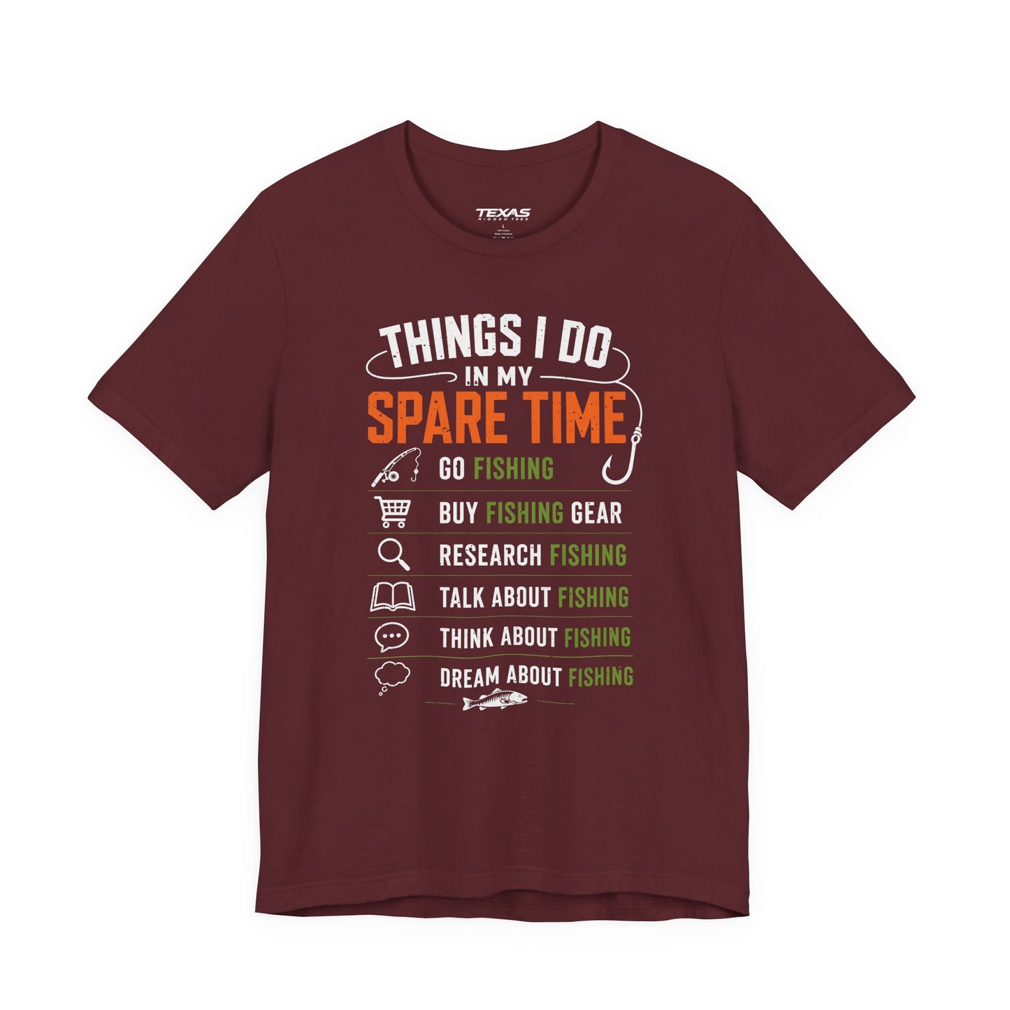 Things I Do in My Spare Time — Unisex Cotton Tee