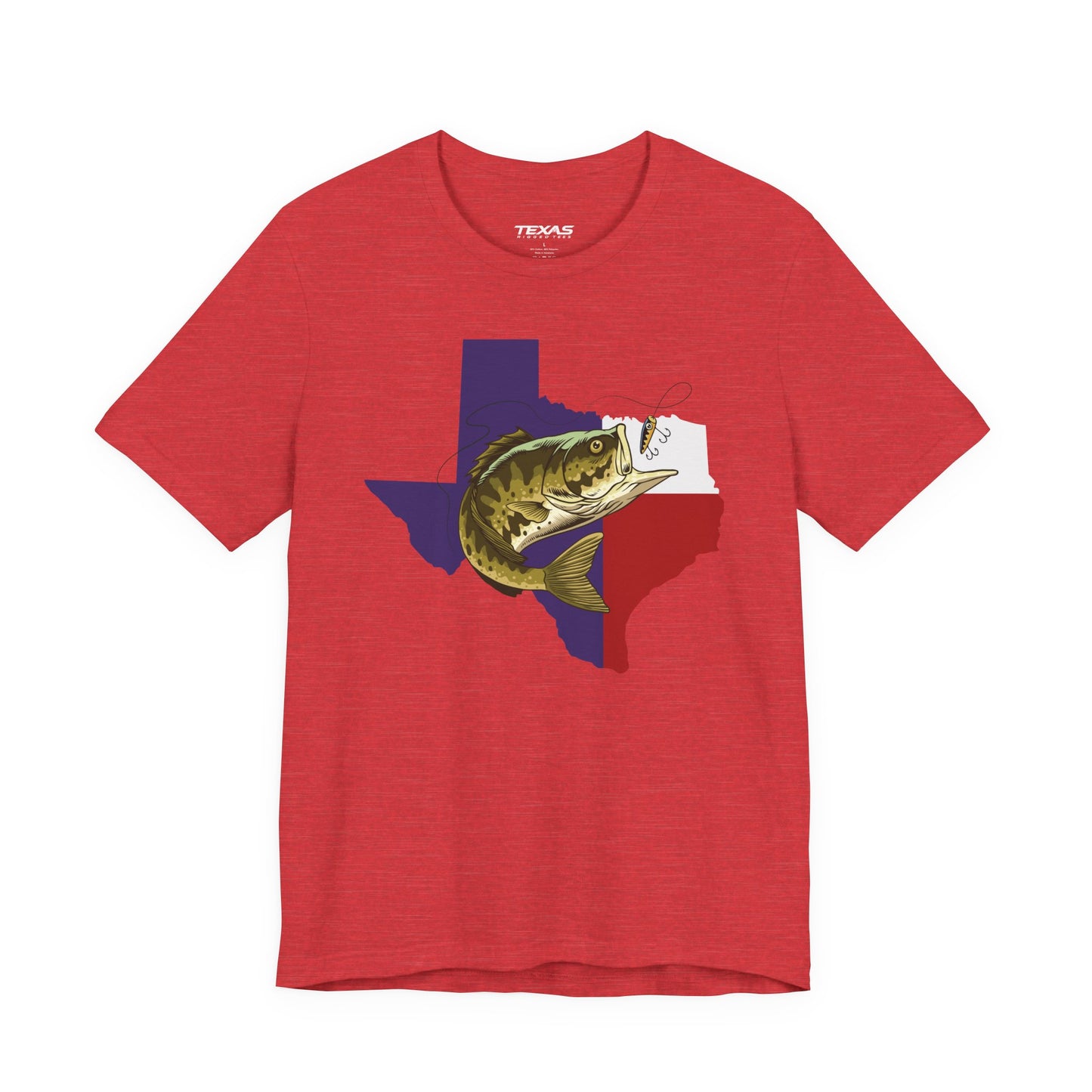 Texas Bass Fishing — Unisex Cotton Tee