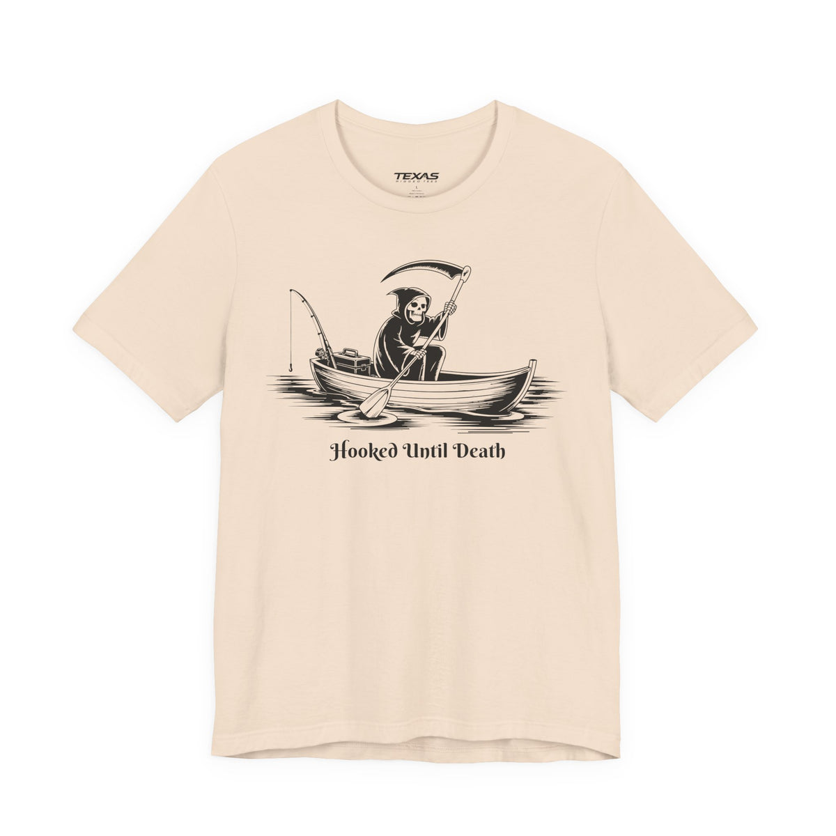 Hooked Until Death — Unisex Cotton Tee