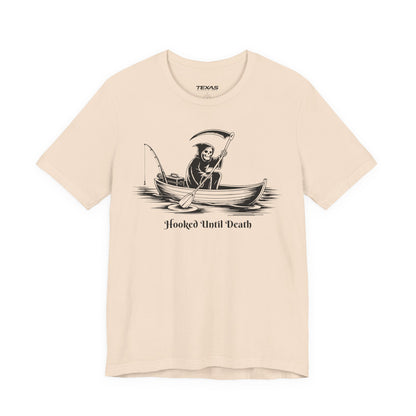 Hooked Until Death — Unisex Cotton Tee