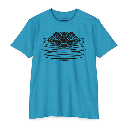 Alligator Eyes — Cotton-Poly Blend T-Shirt
