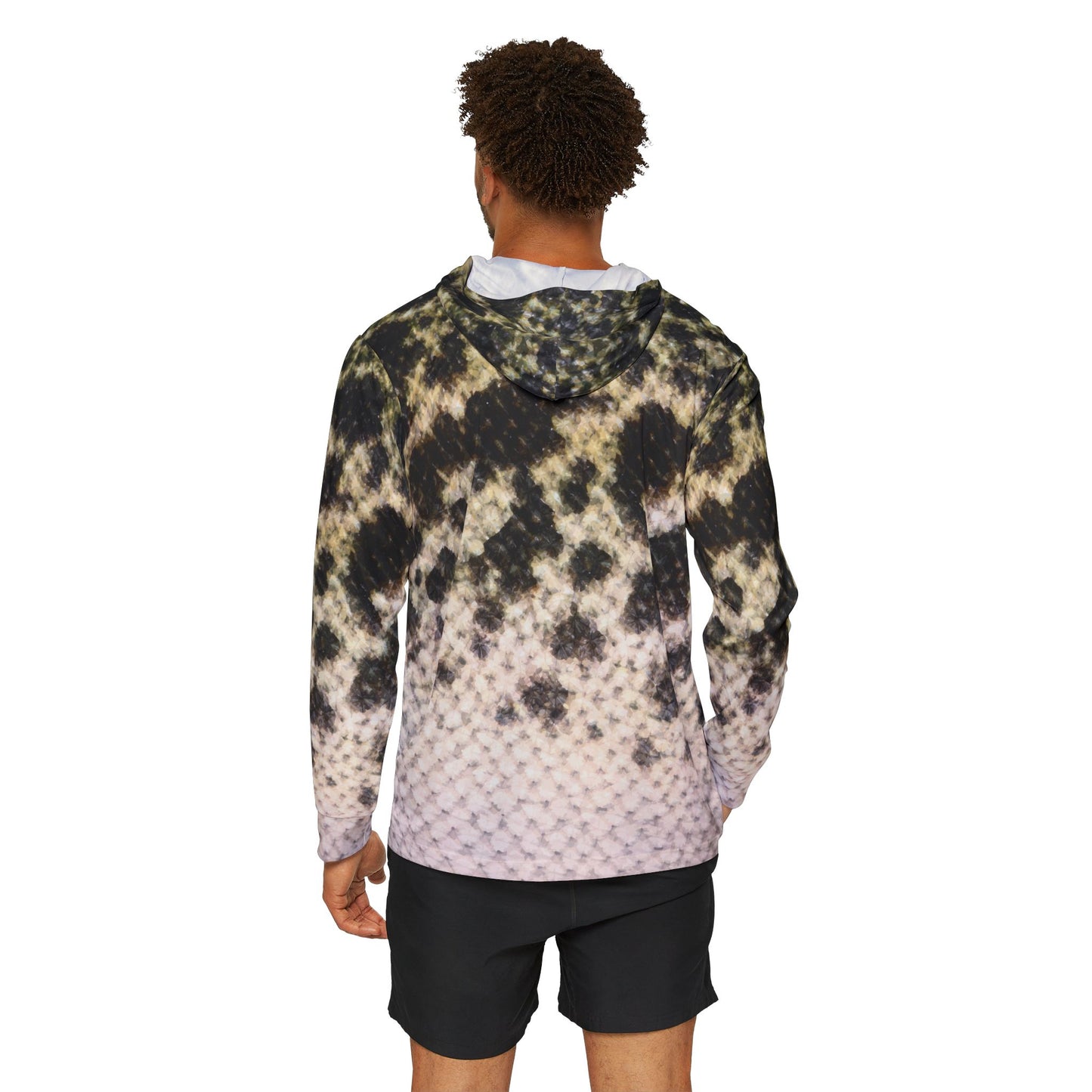 Black Crappie — Unisex Fishing Pullover Hoodie (SPF 50+)