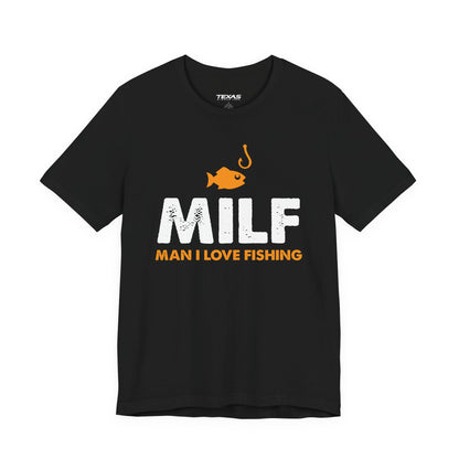 Man I Love Fishing — Unisex Cotton Tee