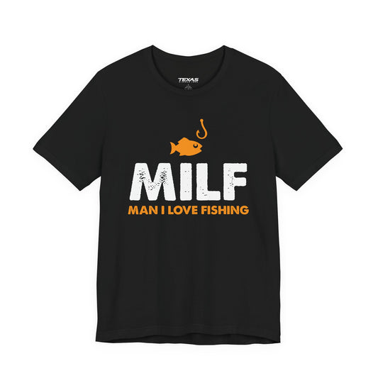 Man I Love Fishing — Unisex Cotton Tee