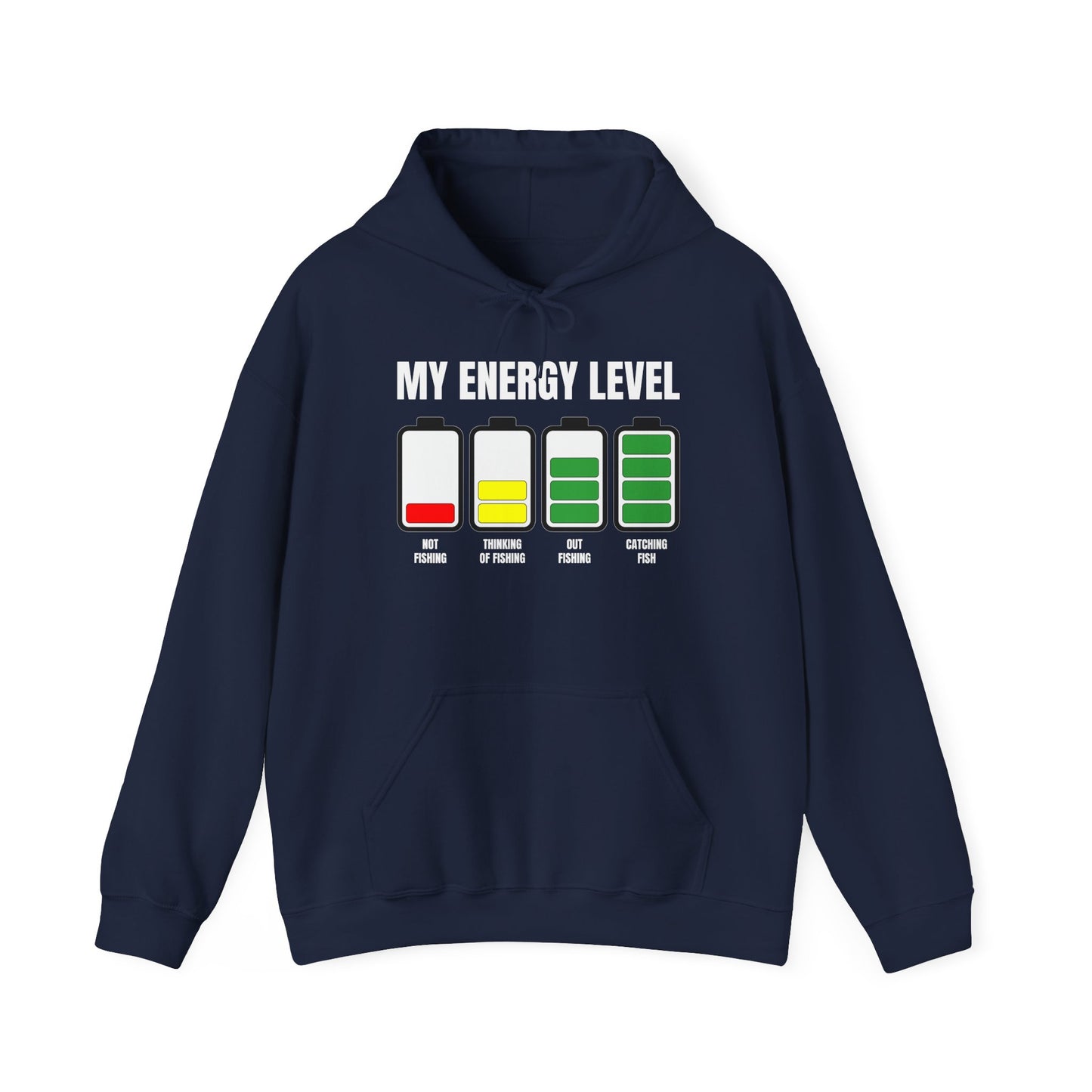My Energy Level — Unisex Hooded Sweatshirt