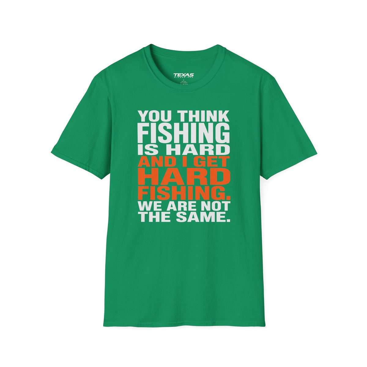 Hard Fishing — Unisex Cotton Tee