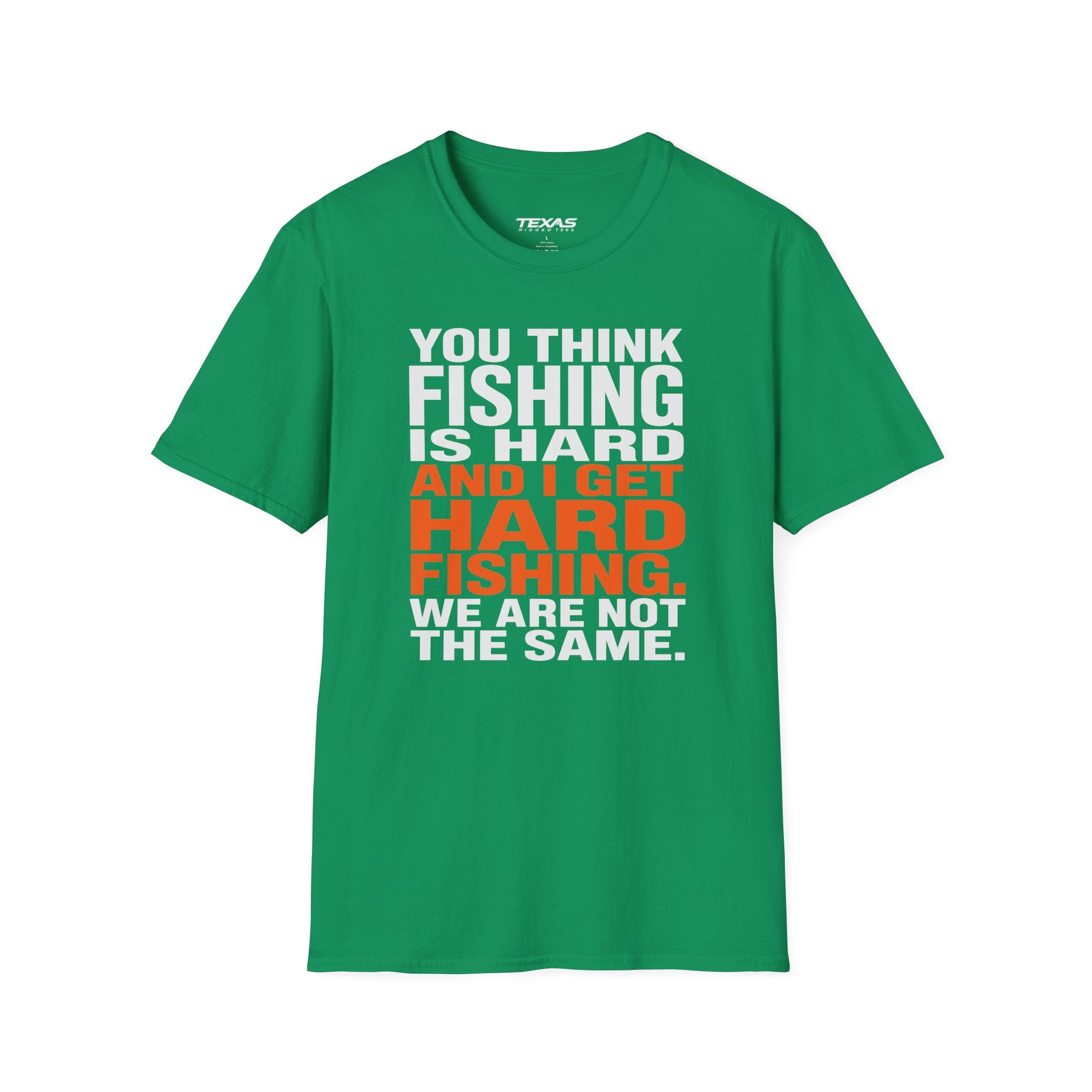 Hard Fishing — Unisex Cotton Tee