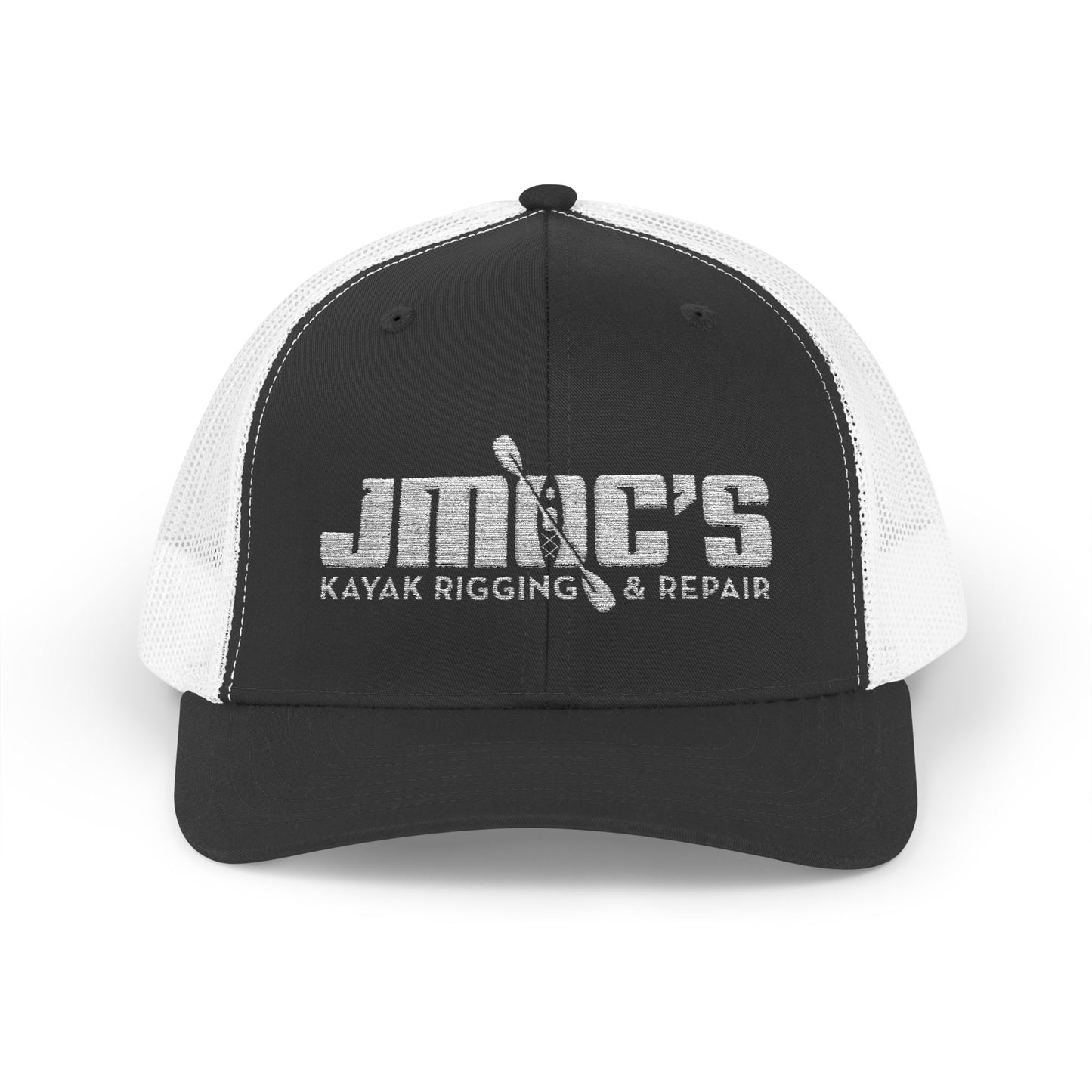 JMOC's Kayak Rigging & Repair (Light Logo) — Embroidered Baseball Cap