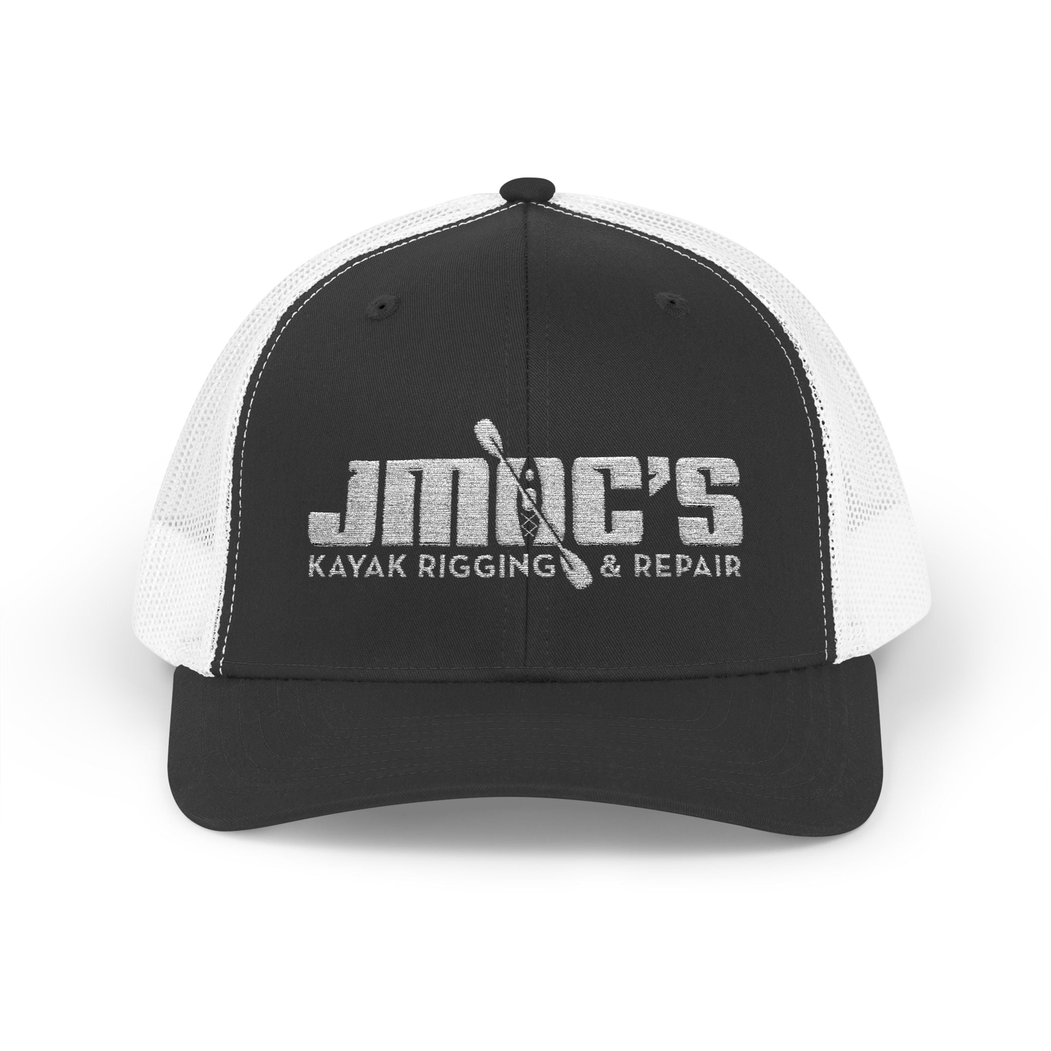 JMOC's Kayak Rigging & Repair (Light Logo) — Embroidered Baseball Cap