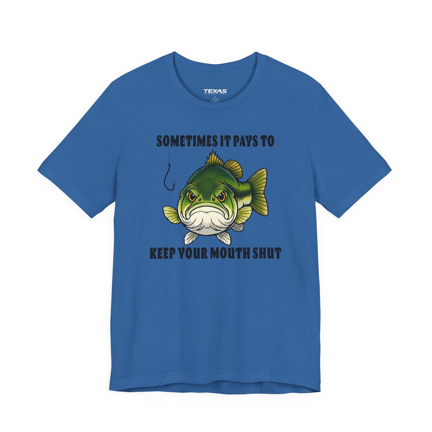 Sometimes It Pays to Keep Your Mouth Shut — Unisex Cotton Tee
