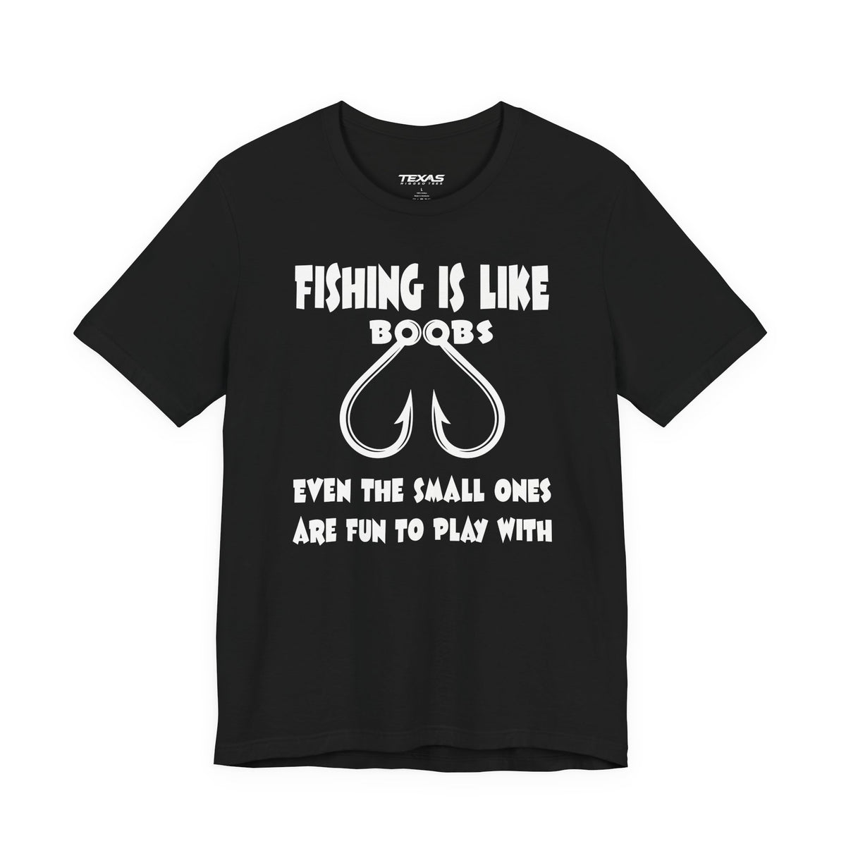 Fishing Is Like Boobs — Unisex Cotton Tee