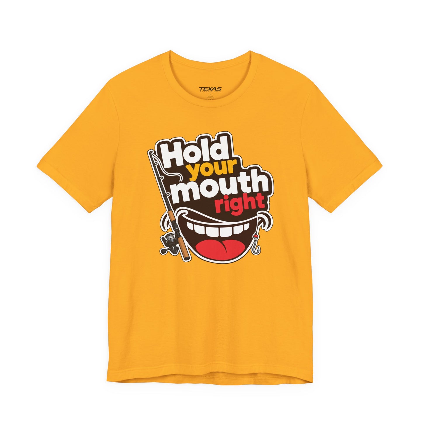 Hold Your Mouth Right — Unisex Cotton Tee