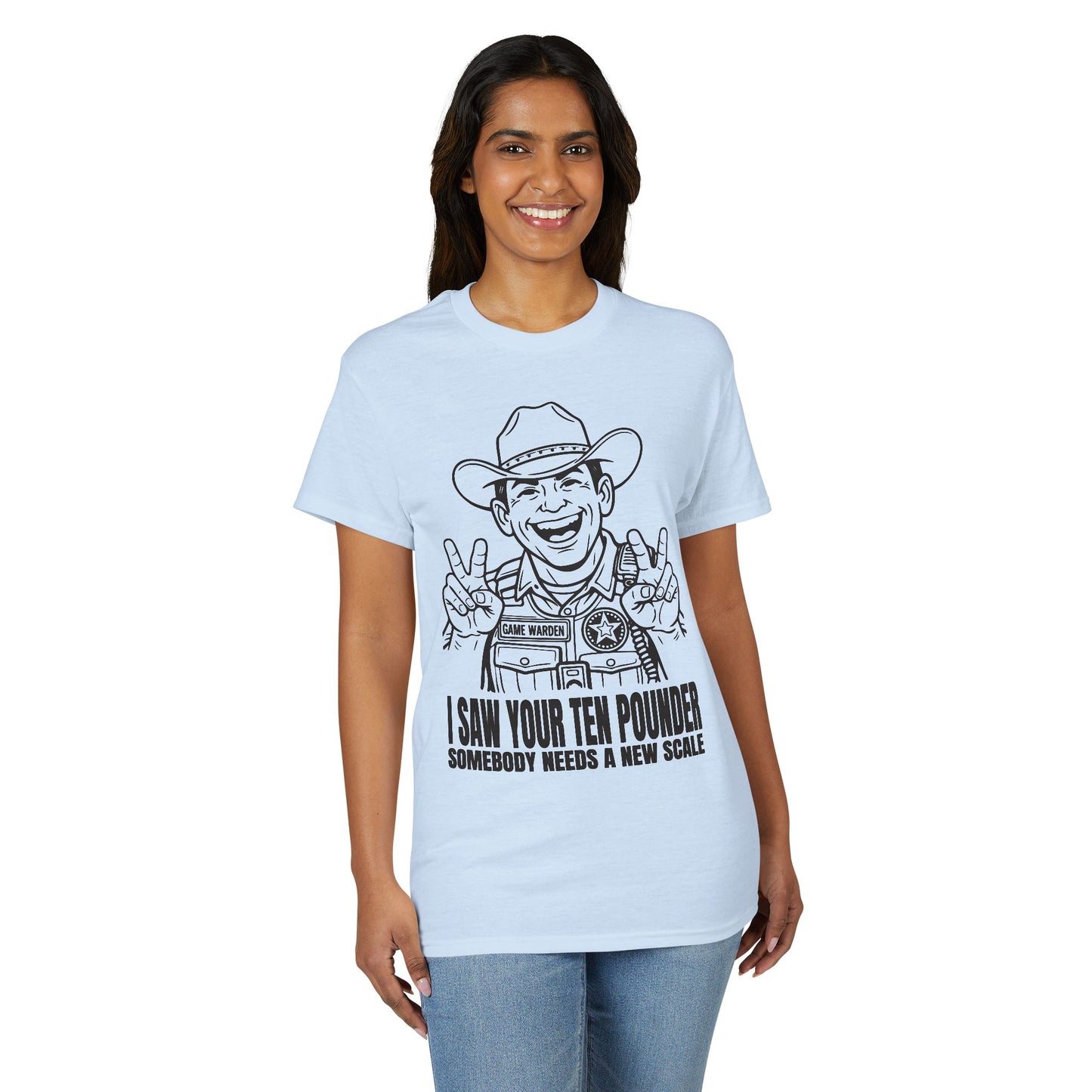 I Saw Your Ten Pounder — Unisex DryBlend® T-Shirt