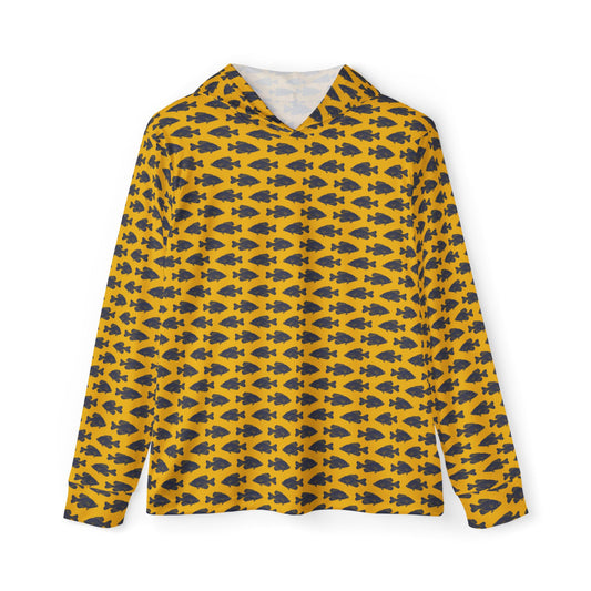 Crappie Pattern — Unisex Fishing Pullover Hoodie (SPF 50+)