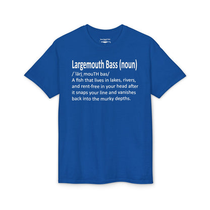 Largemouth Bass Defined — Unisex DryBlend® T-Shirt