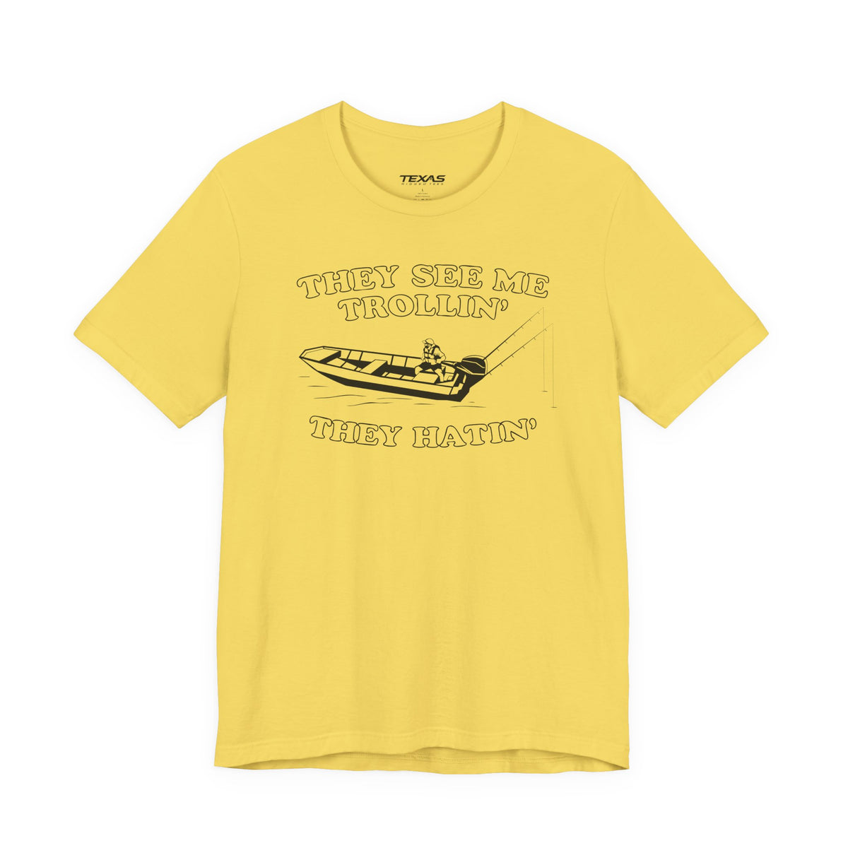 They See Me Trollin’, They Hatin’ — Unisex Cotton Tee