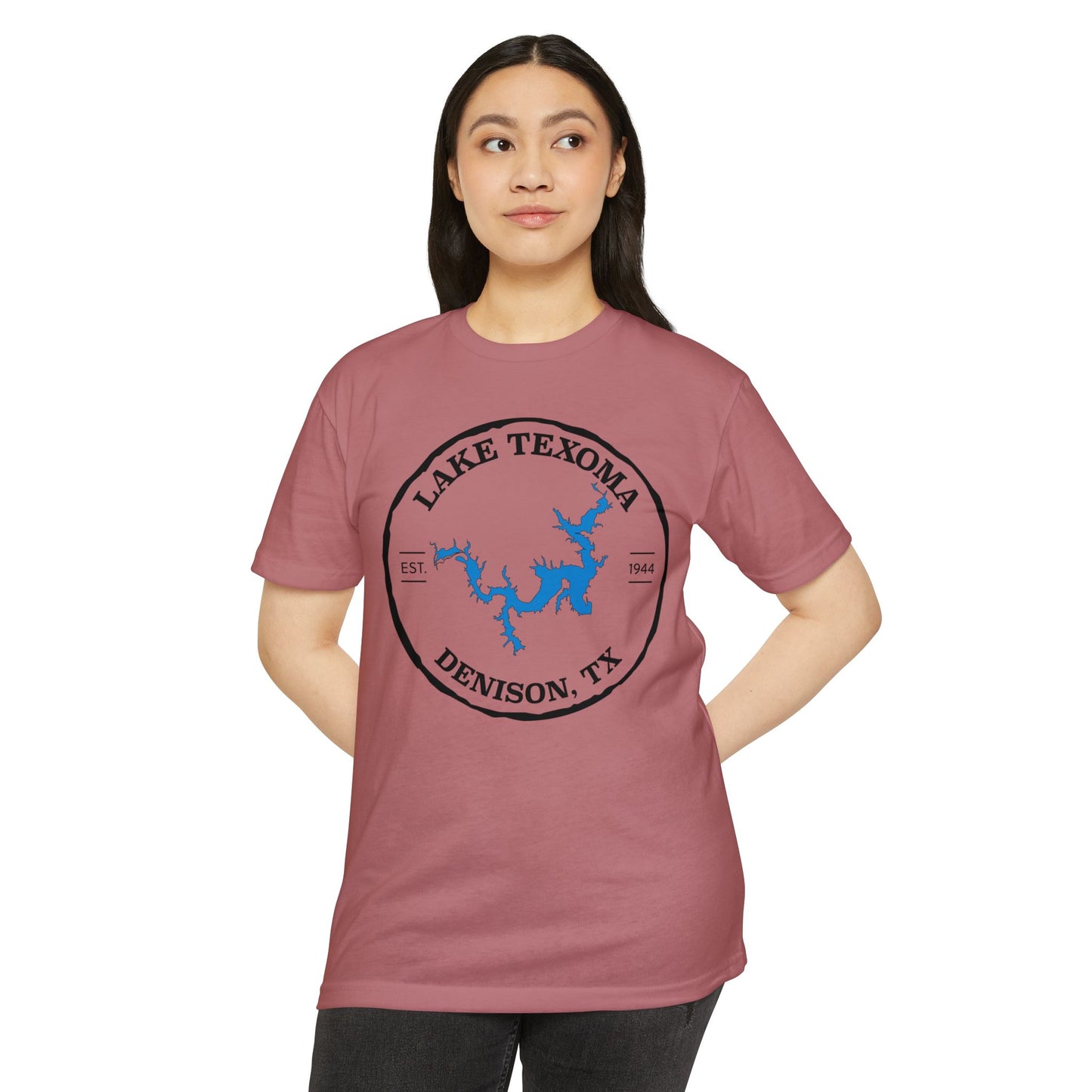 Lake Texoma — Unisex Cotton-Poly Blend T-Shirt