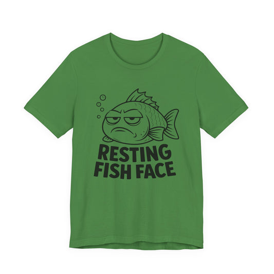 Resting Fish Face — Unisex Cotton Tee