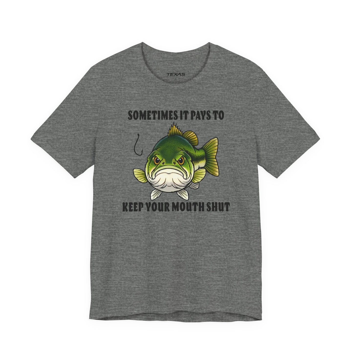Sometimes It Pays to Keep Your Mouth Shut — Unisex Cotton Tee
