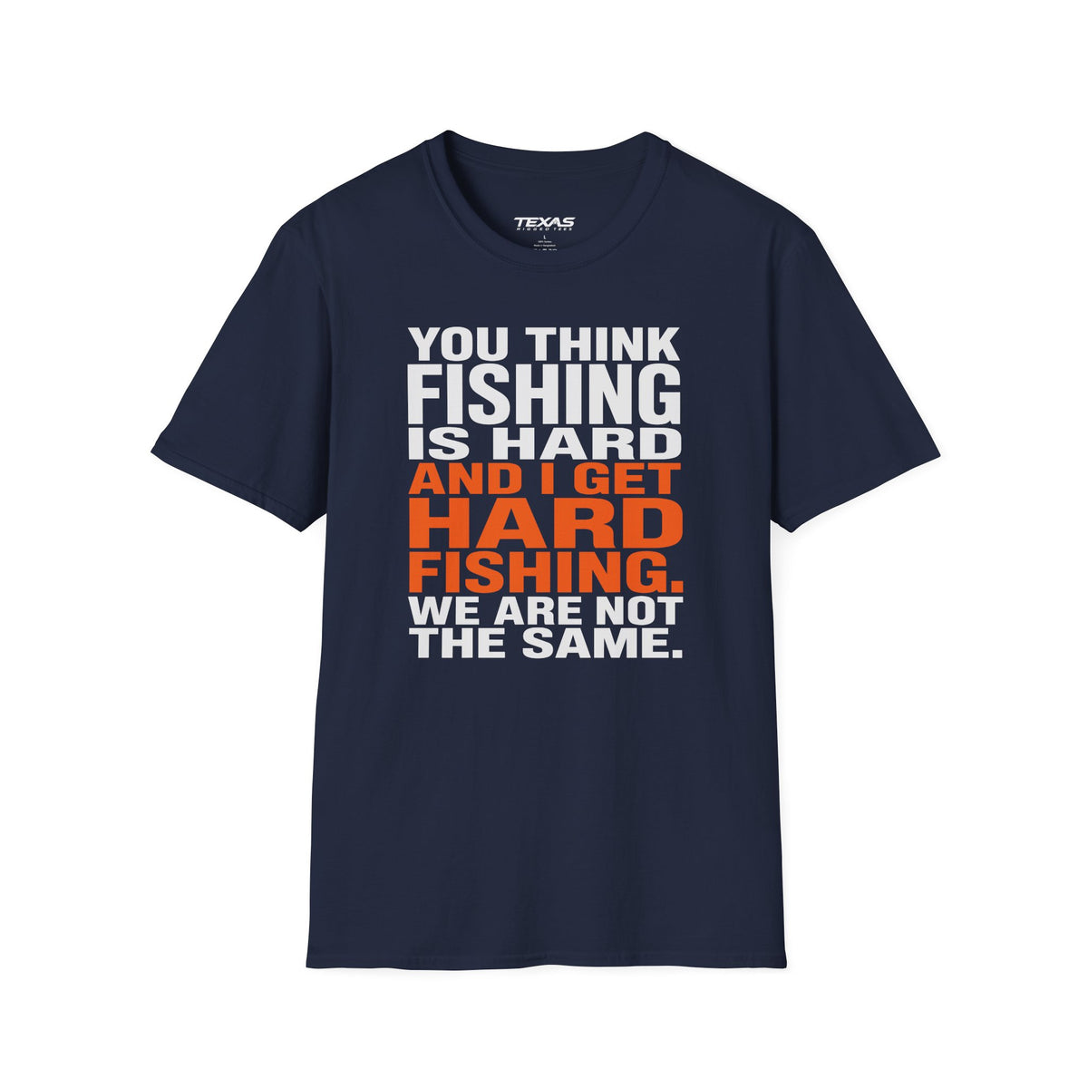 Hard Fishing — Unisex Cotton Tee