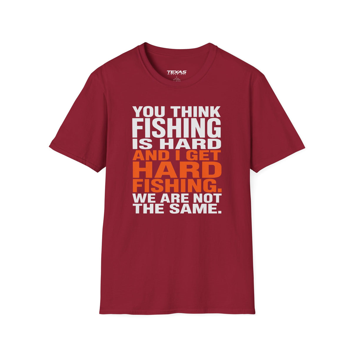 Hard Fishing — Unisex Cotton Tee