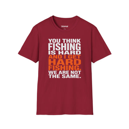 Hard Fishing — Unisex Cotton Tee