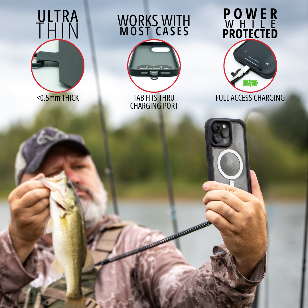 THE SHIELD™ Phone Tab & Tether