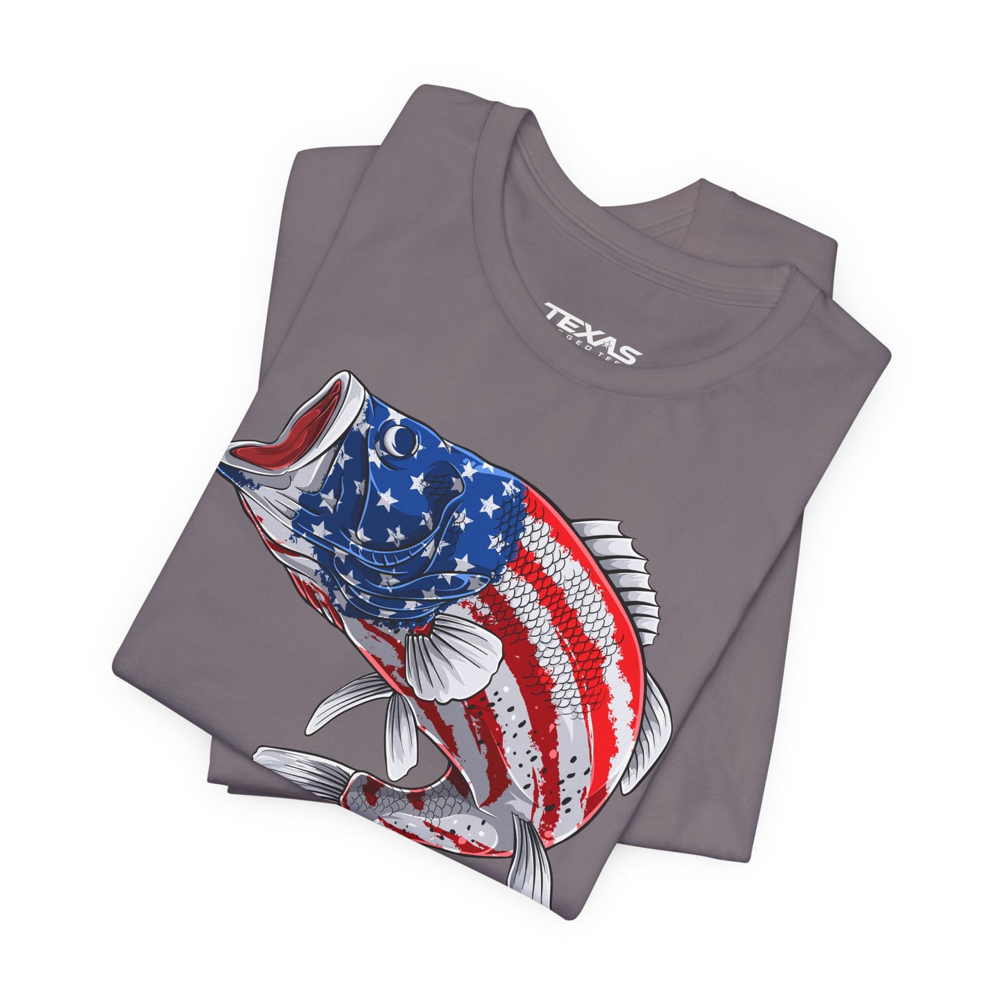 Patriotic Bass — Unisex Cotton Tee