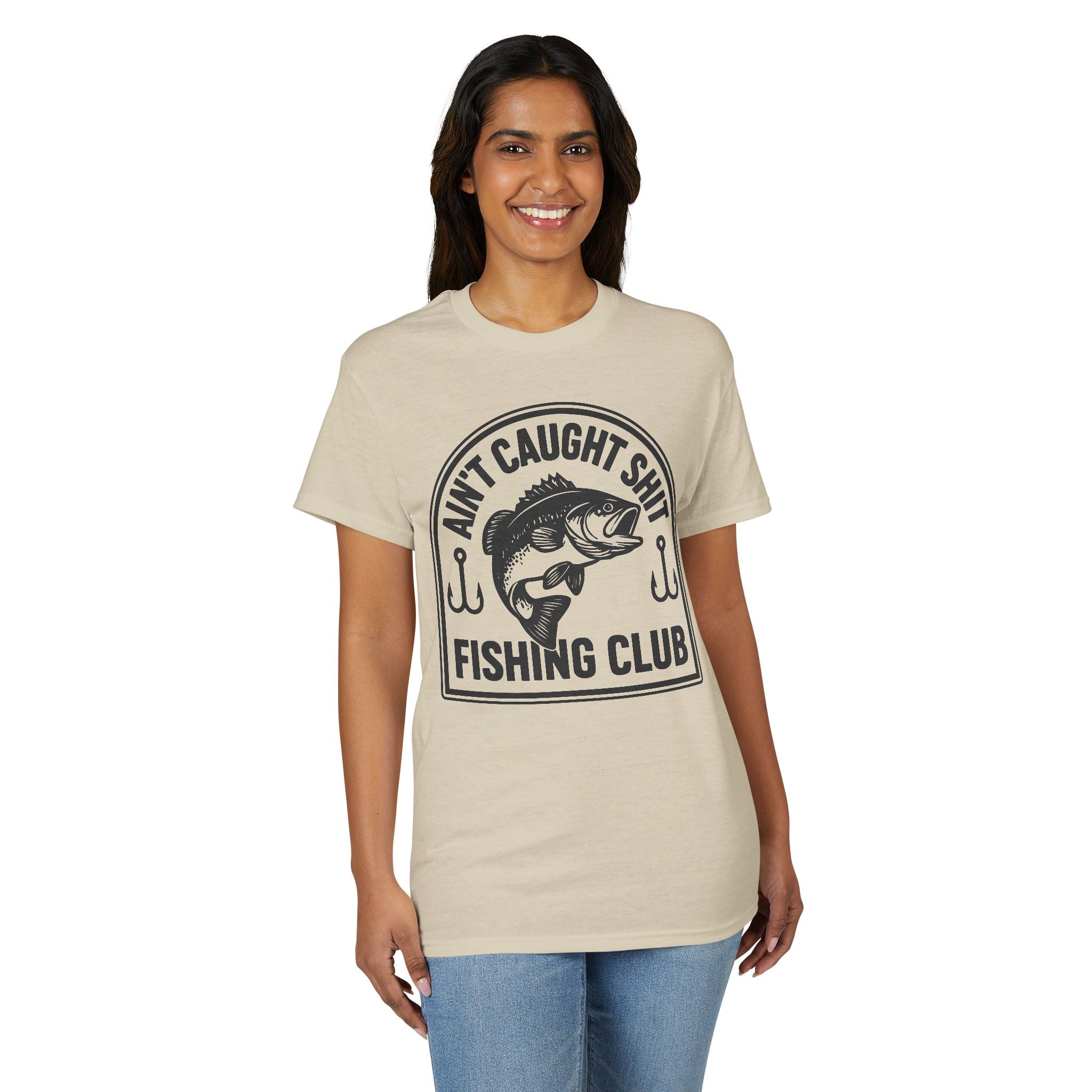 Ain’t Caught Shit Fishing Club — Unisex DryBlend® T-Shirt
