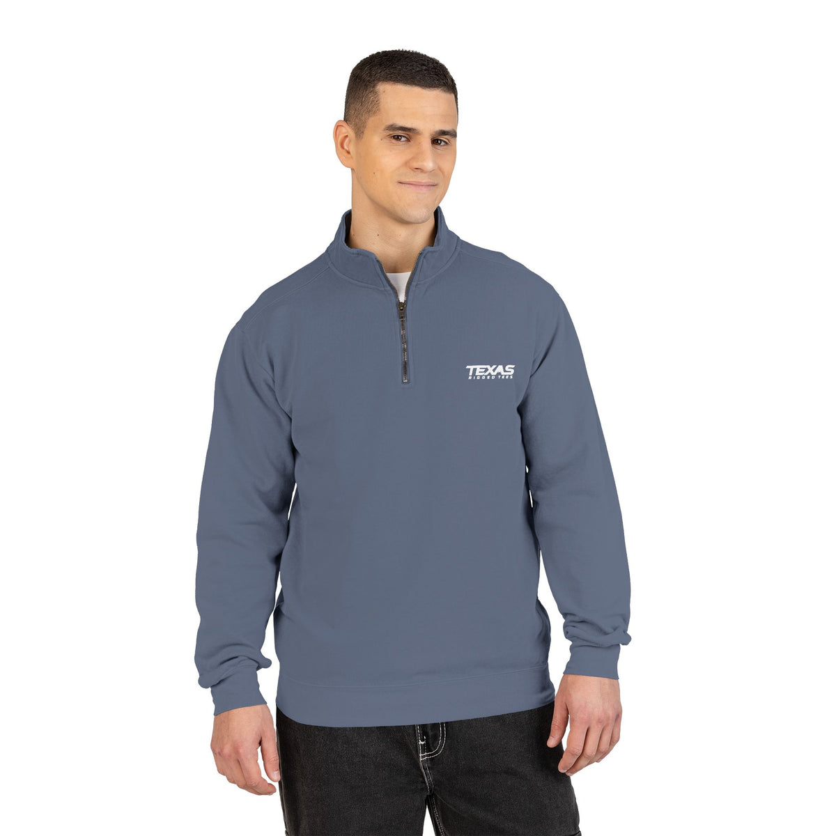 Texas Rigged Tees — Unisex Heavyweight Quarter-Zip Pullover