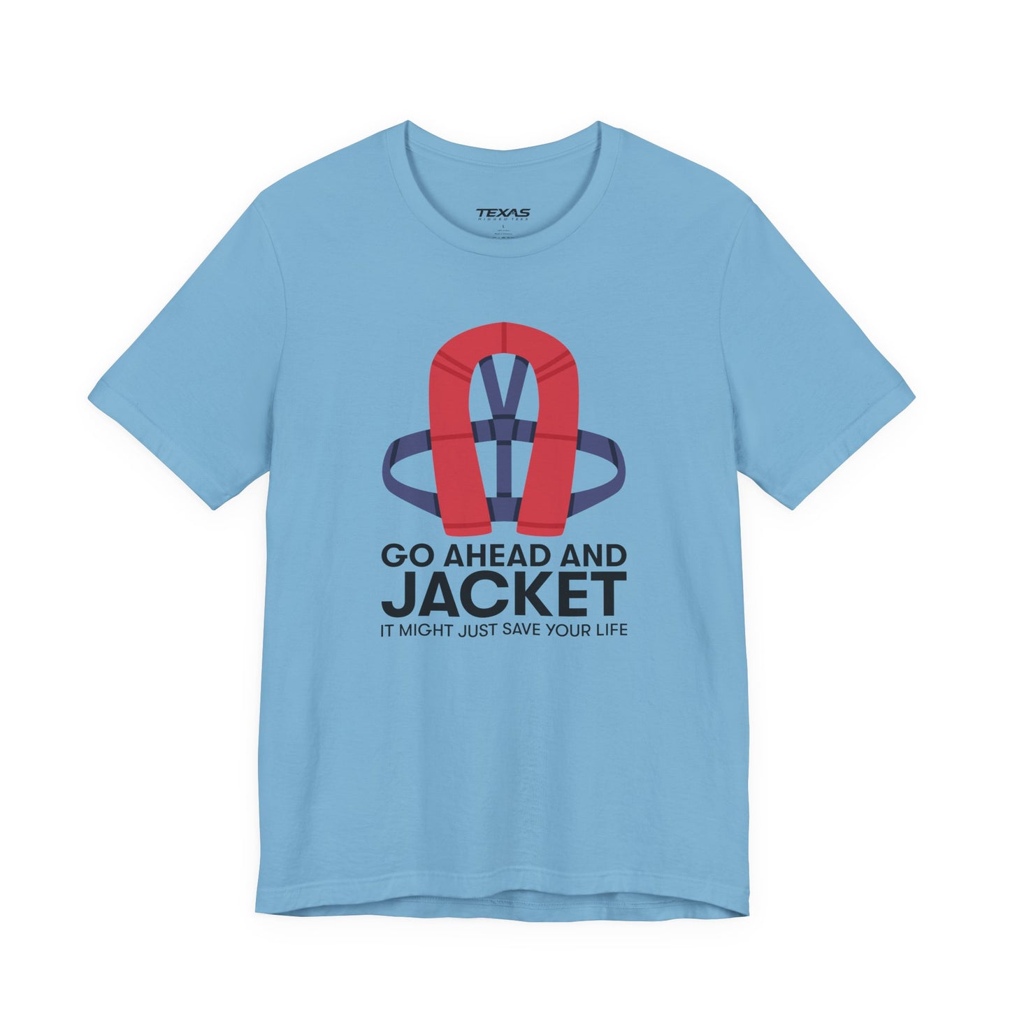 Go Ahead and Jacket — Unisex Cotton Tee