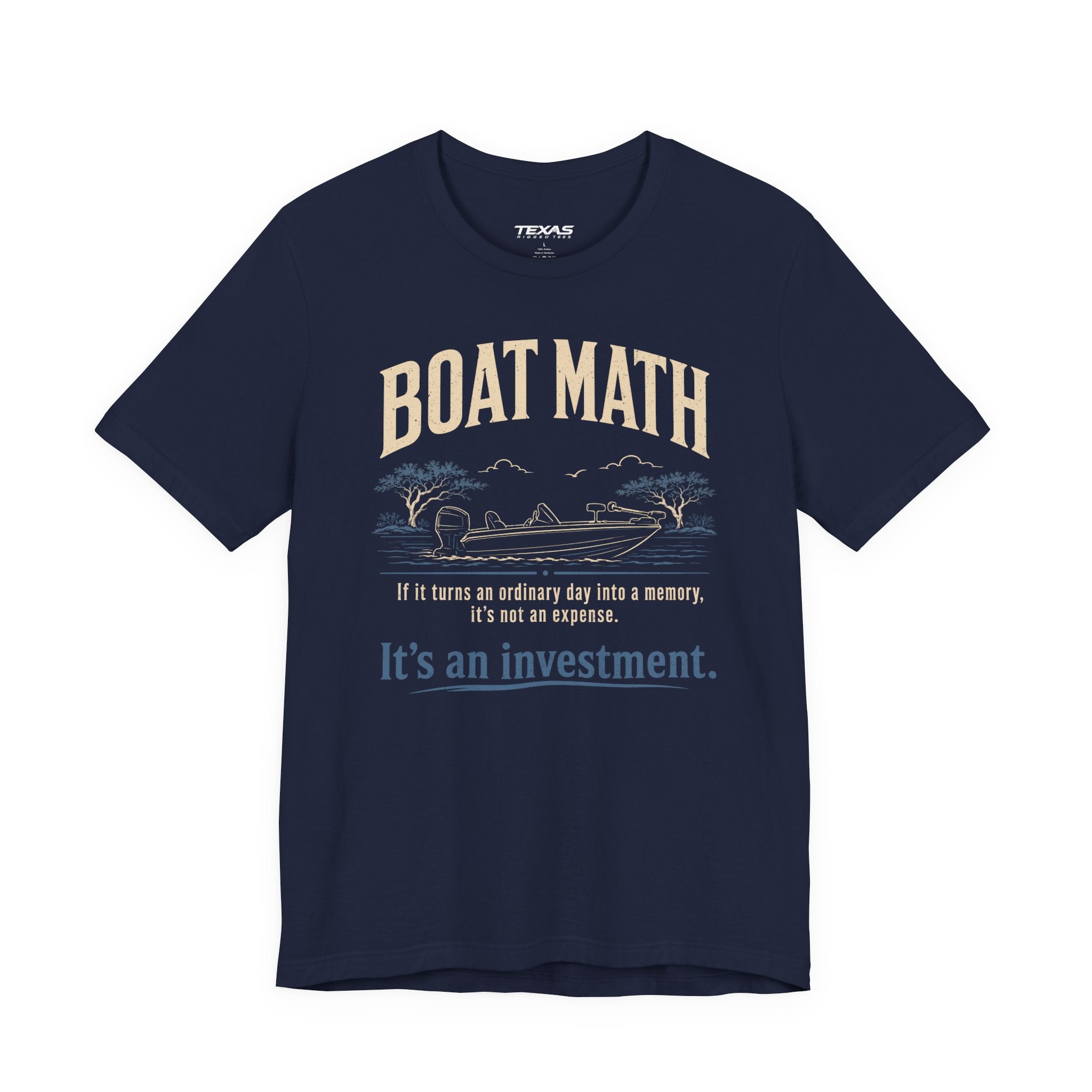 Boat Math — Unisex Cotton Tee