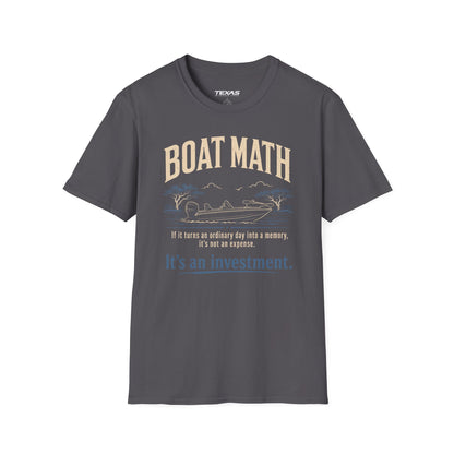 Boat Math — Unisex Cotton Tee