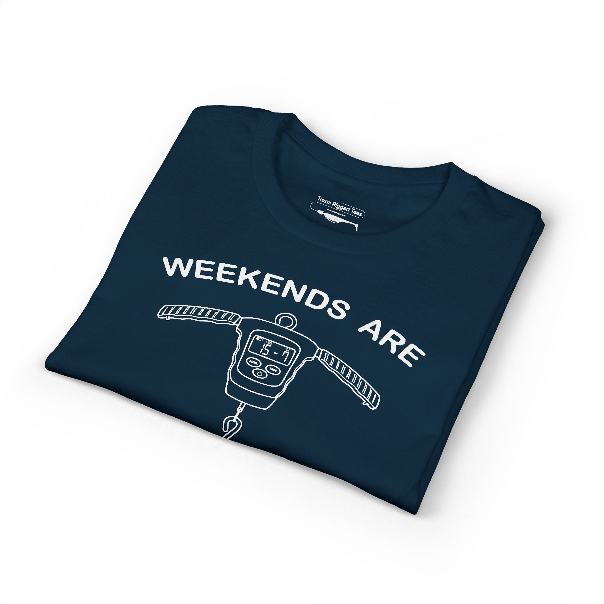 Weekends Are for Weigh-Ins — Unisex DryBlend® T-Shirt