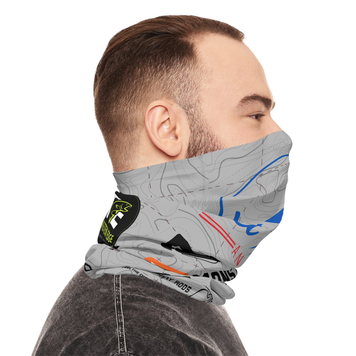 Dave Carrasco Light Gray — Unisex Neck Gaiter (SPF 50+)