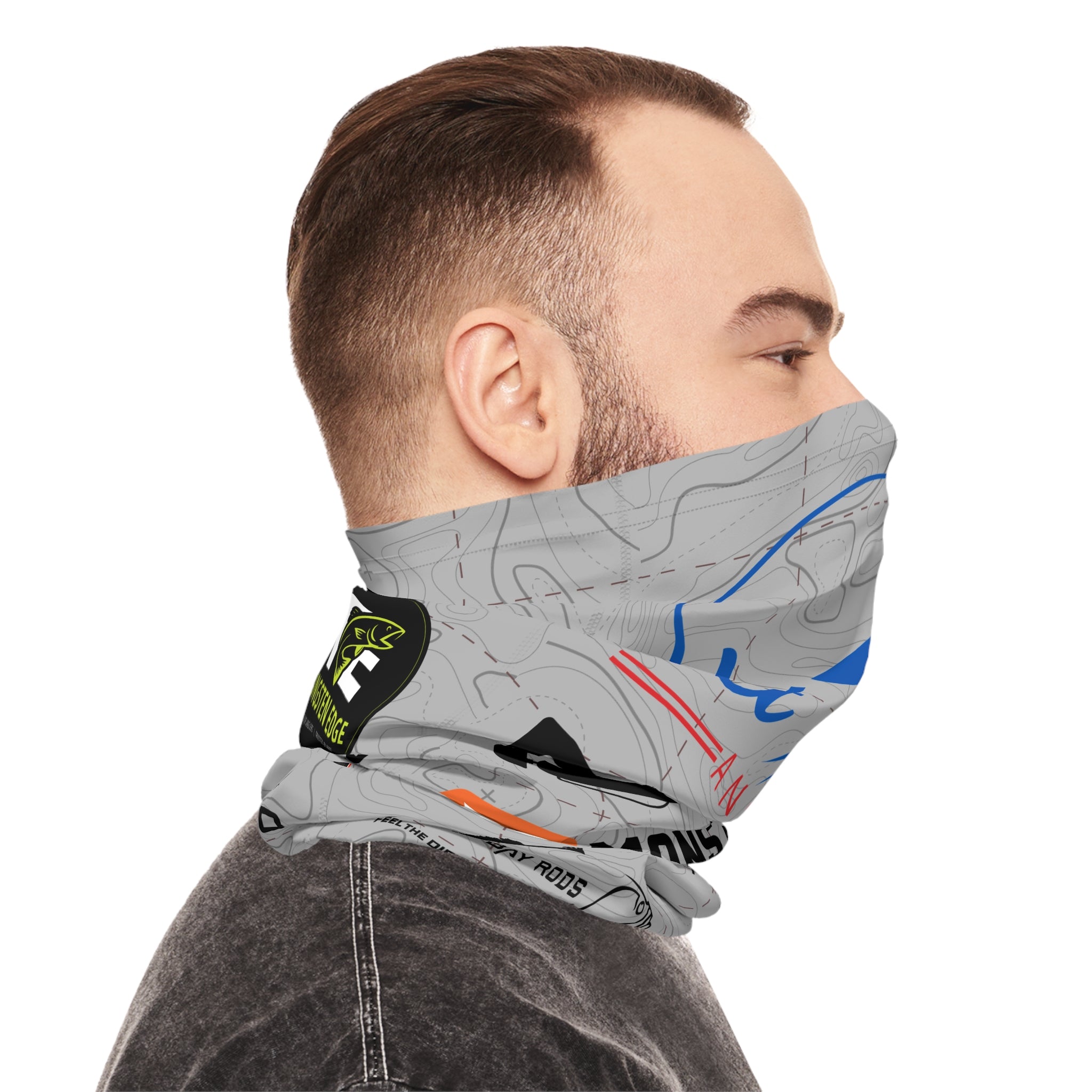 Dave Carrasco Light Gray — Unisex Neck Gaiter (SPF 50+)