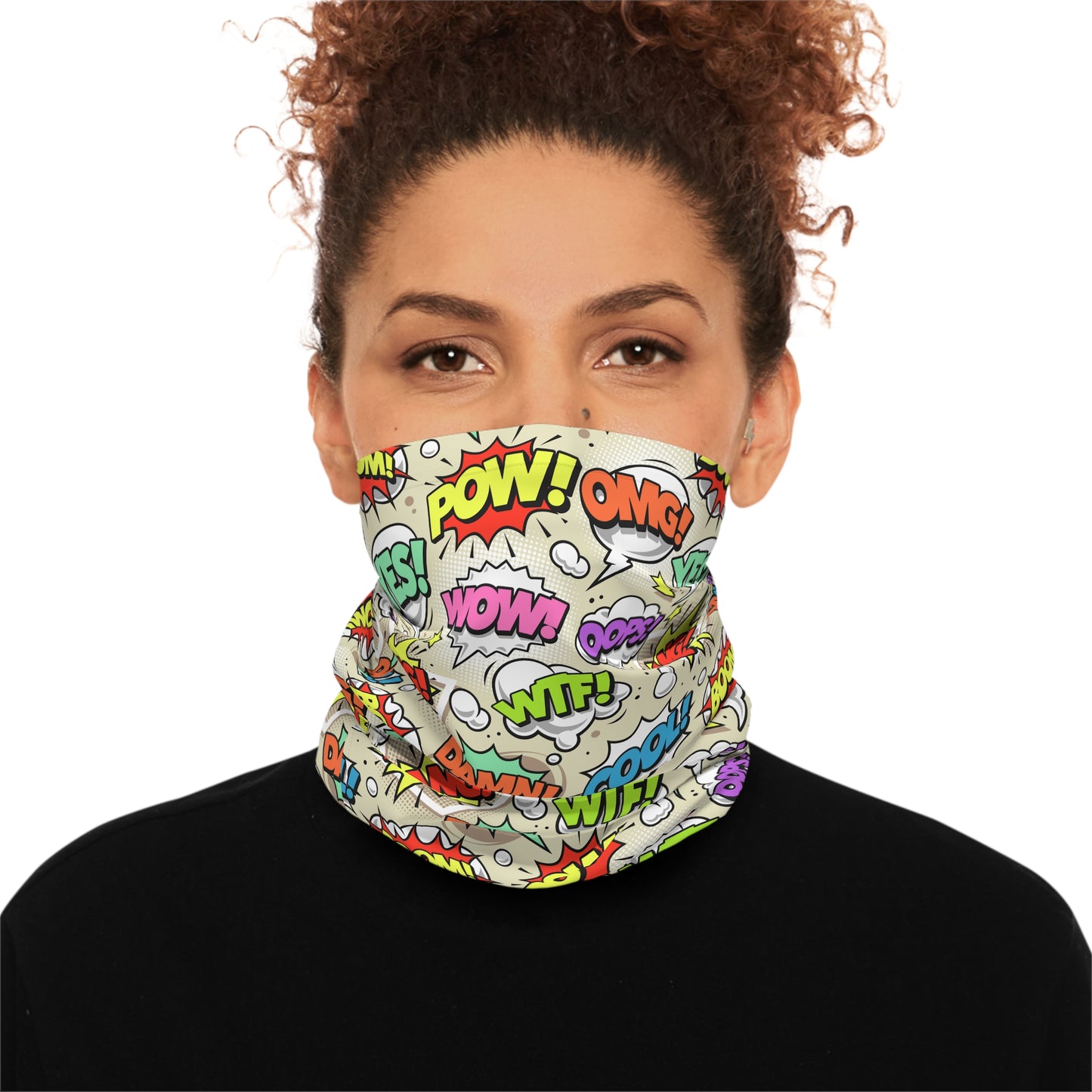 Comic Pop Art — Unisex Neck Gaiter (SPF 50+)