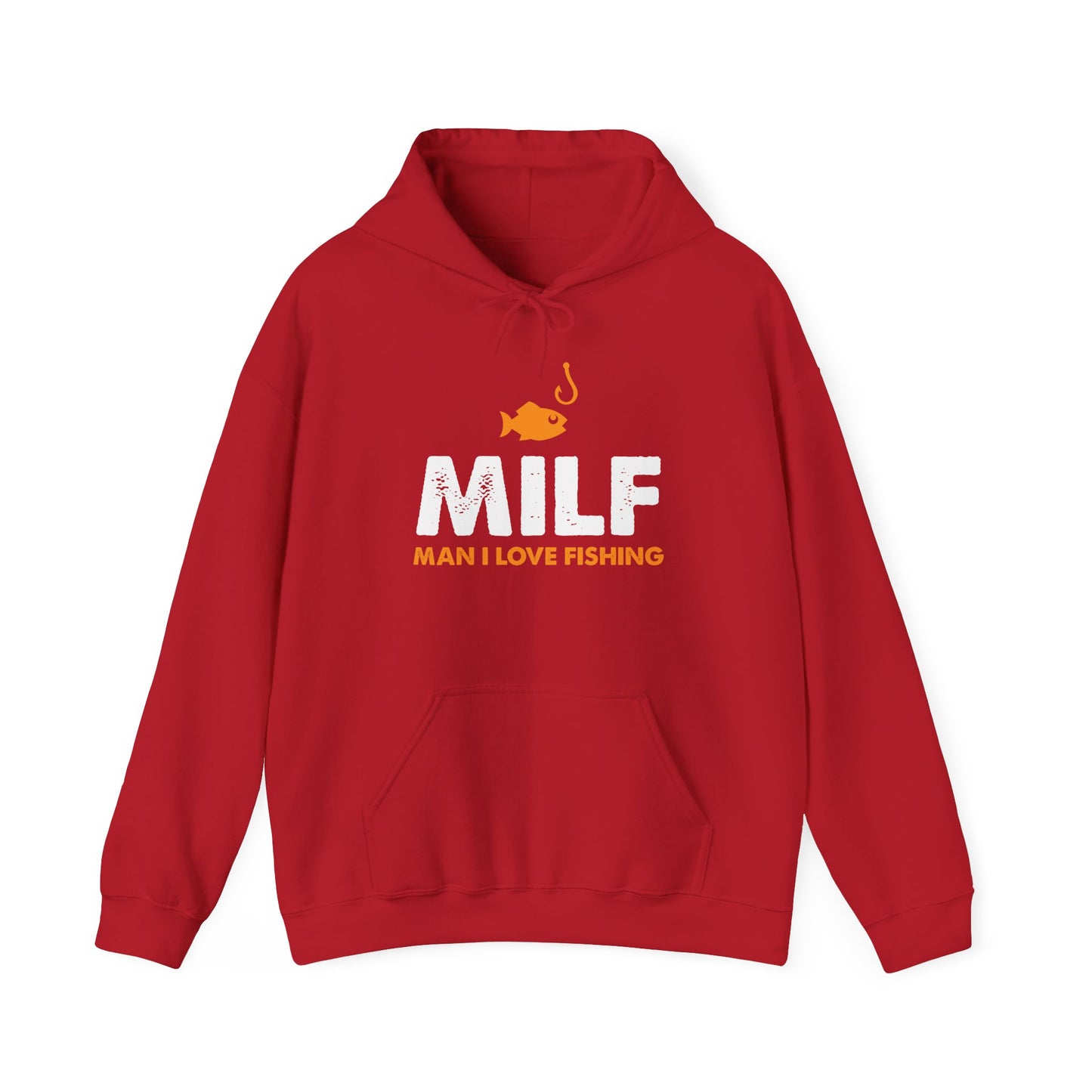 Man I love Fishing — Unisex Hooded Sweatshirt