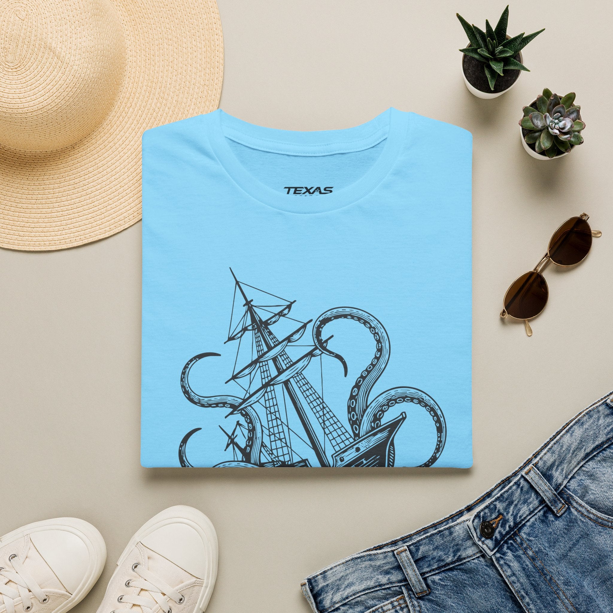 A smooth sea never made a skilled sailor — Unisex Cotton Tee