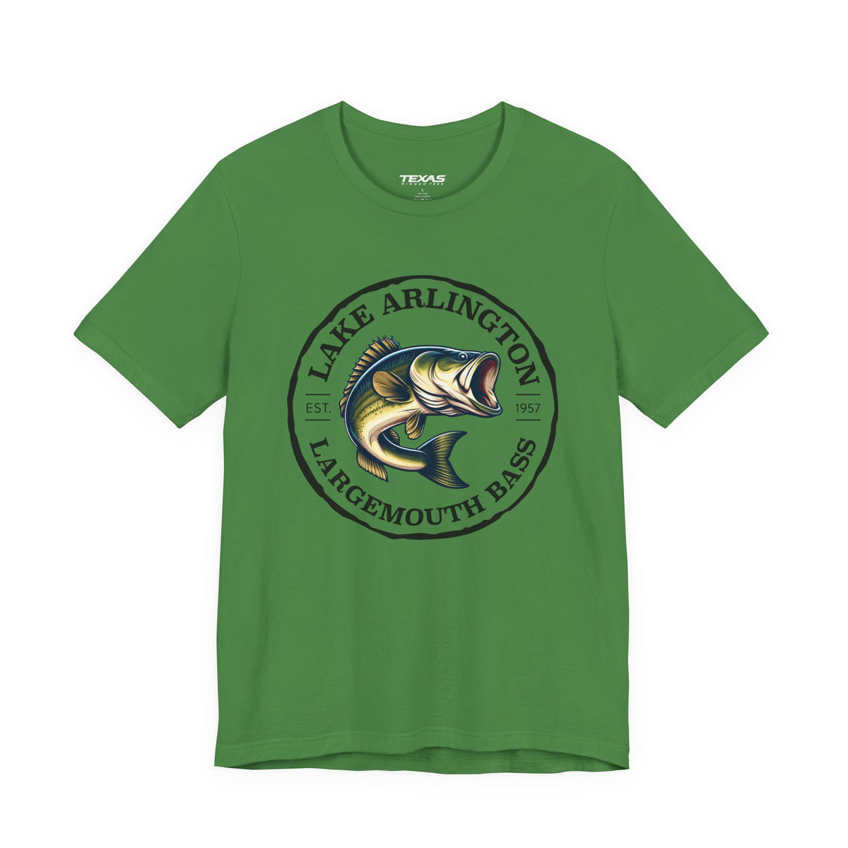 Lake Arlington Largemouth Bass — Unisex Cotton Tee